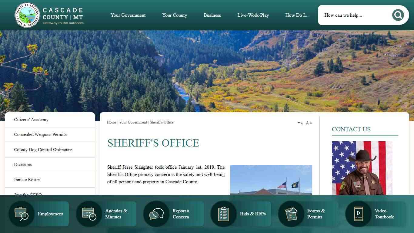 Sheriff's Office | Cascade County, MT